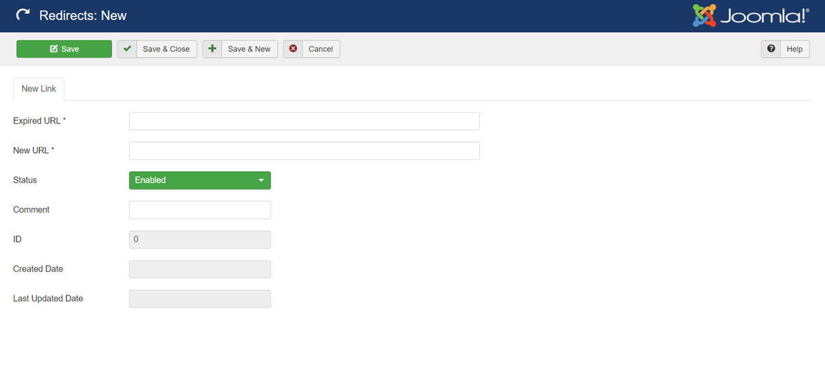 Joomla redirects component