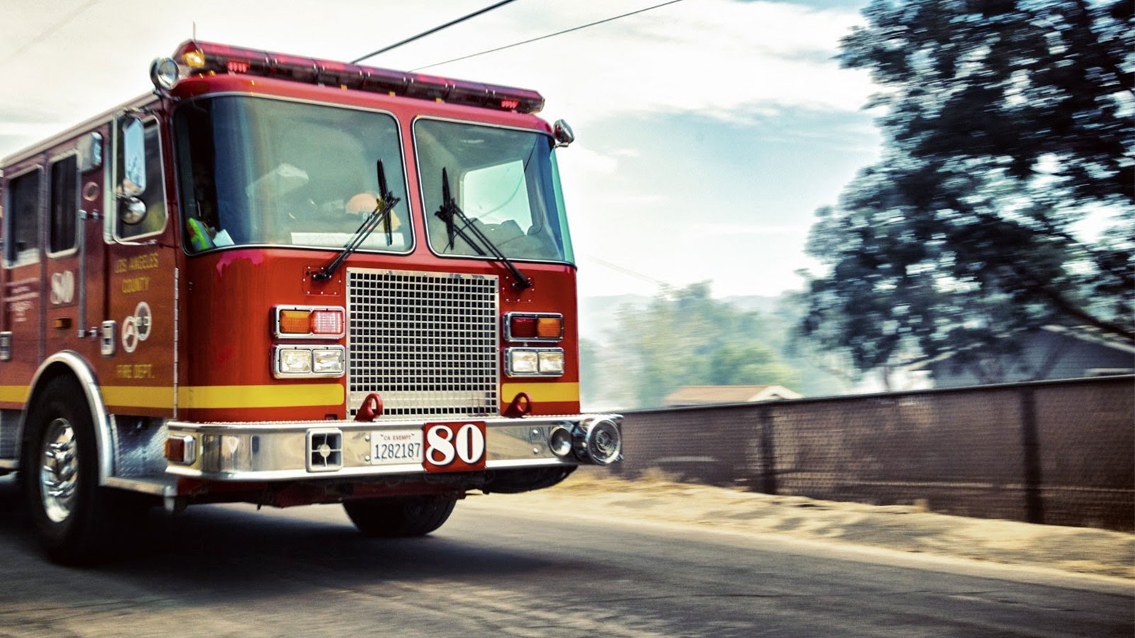Siren fire engine